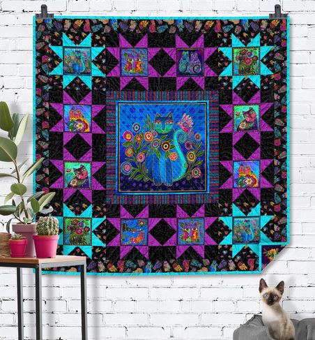 [PP-FantasticatsK] Fantasticats by Laurel Burch from Clothworks