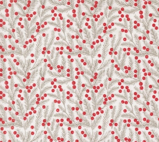 [MOD-5243-11] Berry and Pine Pine Needles Snow by Lella Boutique for Moda Fabrics