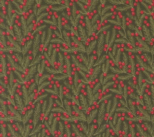 [MOD-5243-13] Berry and Pine Pine Needles Evergreen by Lella Boutique for Moda Fabrics