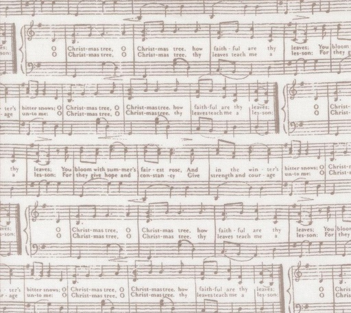 [MOD-5244-11] Berry and Pine O Christmas Tree Text Snow by Lella Boutique for Moda Fabrics