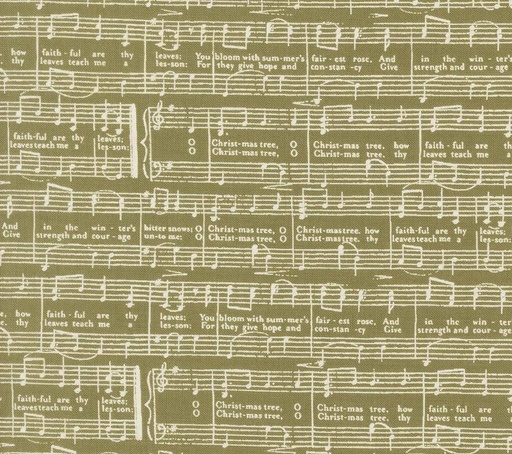 [MOD-5244-12] Berry and Pine O Christmas Tree Text Sage by Lella Boutique for Moda Fabrics