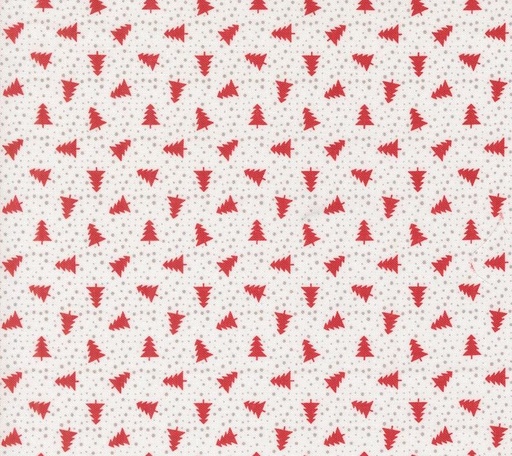 [MOD-5245-11] Berry and Pine Little Trees Snow by Lella Boutique for Moda Fabrics