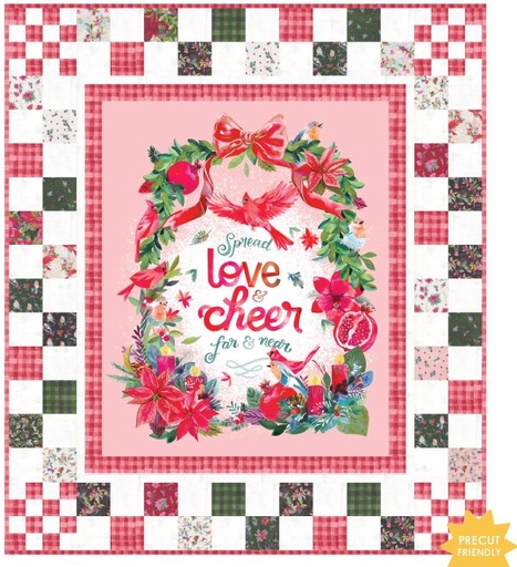 [PP-AllCalm] All is Calm Quilt featuring Love & Cheer from Moda