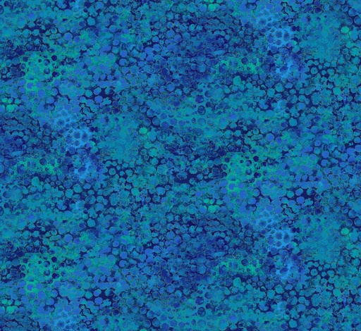 [NOR-28185-46] Shimmer Enigma River Rocks Blue by Deborah Edwards for Northcott Fabrics