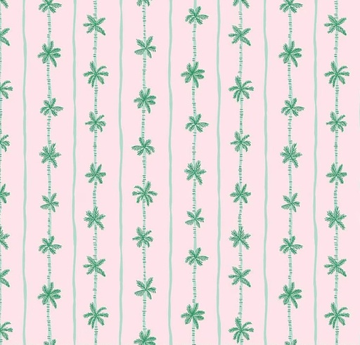 [RB-15906-PINK] Forever Neverland Palm Stripe Pink by Jill Howarth for Riley Blake Designs
