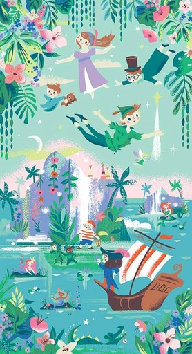 [RB-15907-PNL] Forever Neverland Panel by Jill Howarth for Riley Blake Designs