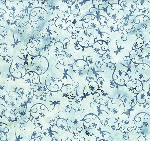 [HOF-SC3-176] Frog Pond Jelly Batik Daisy Chain Ice by Susan Claire for Hoffman Fabircs