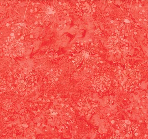 [HOF-SC1-469] Frog Pond Jelly Batik Dandelion Nasturium by Susan Claire for Hoffman Fabrics