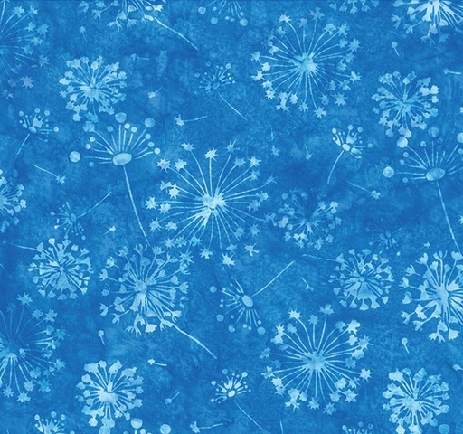 [HOF-SC1-230] Frog Pond Jelly Batik Dandelion Ocean by Susan Claire for Hoffman Fabrics