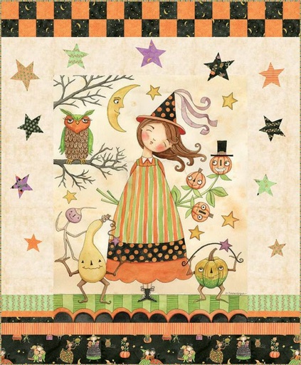 [RB-KT-16050] Ghoul Friends Boxed Panel Quilt Kit from Riley Blake Designs
