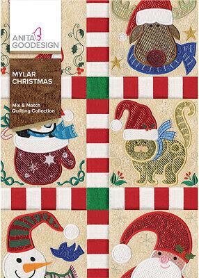 [AG-221AGHD] Mylar Christmas Machine Embroidery Full Collection From Anita Goodesigns