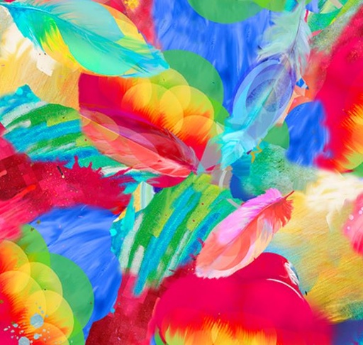 [3W-19375-MLT] Tropicolor Birds Birds of a Feather from 3 Wishes