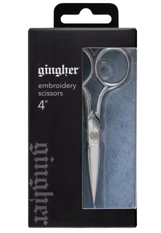[GIN-220270] Gingher Embroidery Scissors 4"
