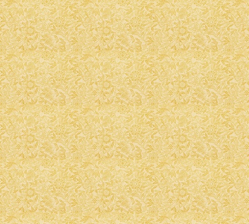 [FR-PWTH248-YLW] Palette Yellow Tiny Things Yellow by Tim Holtz for FreeSpirit Fabrics