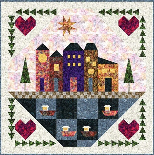 [RB-KTBT-1013] Expressions Batiks Walking With My Daughter Quilt Kit from Riley Blake Designs