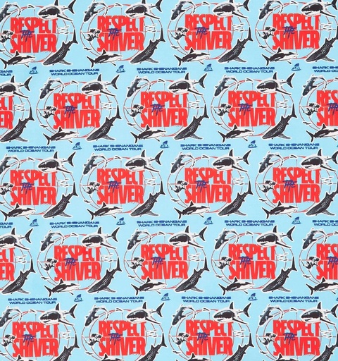 [CAM-2356-0101] Shark Week Respect the Shiver Blue from Camelot Fabrics