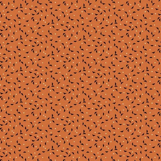 [AND-1532-O] Midnight Moon Bats Pumpkin from Andover Fabrics