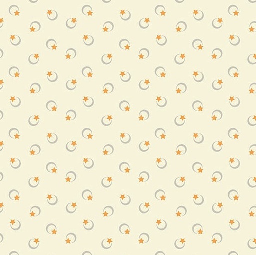 [AND-1529-L] Midnight Moon Celestial Cream from Andover Fabrics