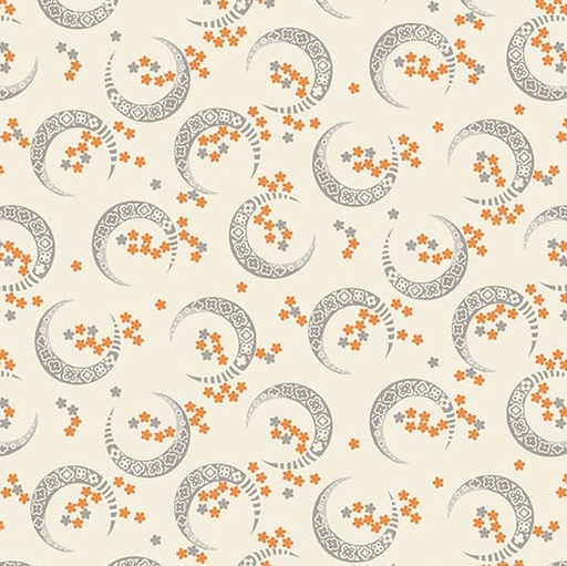 [AND-1528-L] Midnight Moon Crescent Moon Dawn from Andover Fabrics