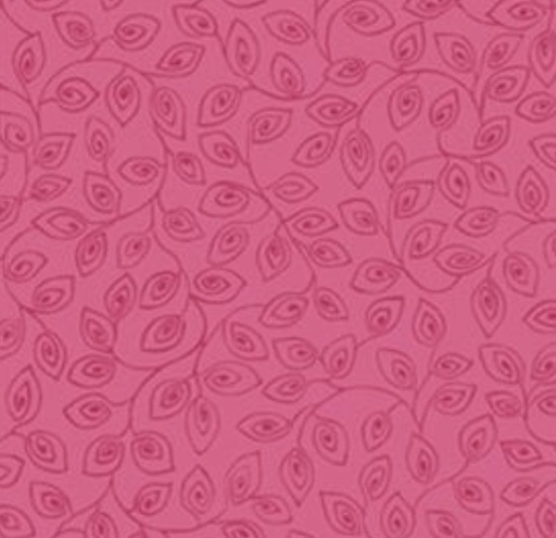 [PB-00569-P] Bear Essentials 2, Pink Leafy Vines By P&B Textiles