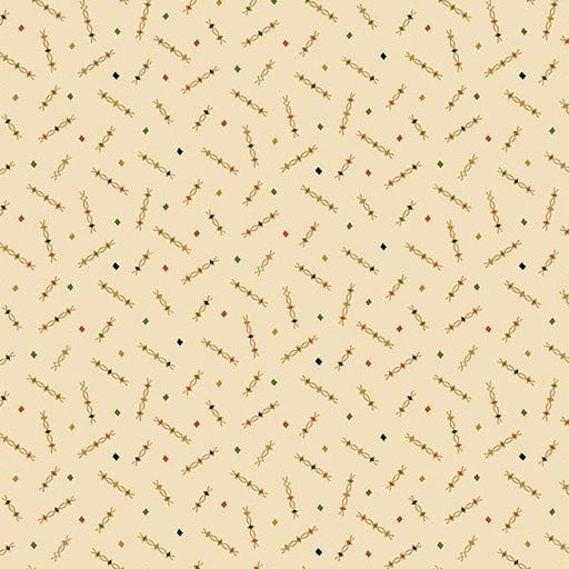 [HG-1530-40] Scrap Basket Favorites Confetti Sprinkles Wheat by Kim Diehl for Henry Glass Fabrics