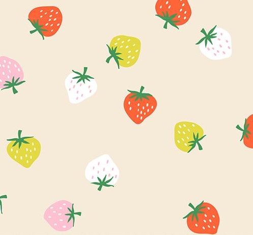 [MOD-RS3085-11] Strawberry Kitsch Strawberry Toss Shell by Ruby Star Society