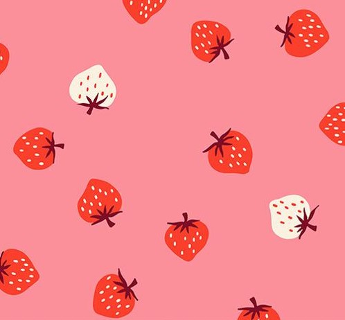 [MOD-RS3085-16] Strawberry Kitsch Strawberry Toss Sorbet by Ruby Star Society
