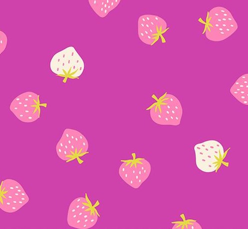 [MOD-RS3085-18] Strawberry Kitsch Strawberry Toss Berry by Ruby Star Society