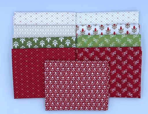 [PP-BuonNatFQB] Buon Natale Fat Quarter Bundle from Fig Tree