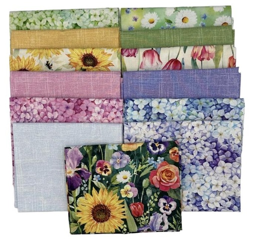 [PP-FlowerSunFQB] Flower to the Sun Fat Quarter Bundle