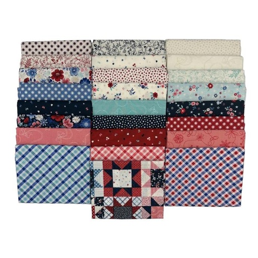 [PP-StarSpanFQB] Star Spangled Fat Quarter Bundle