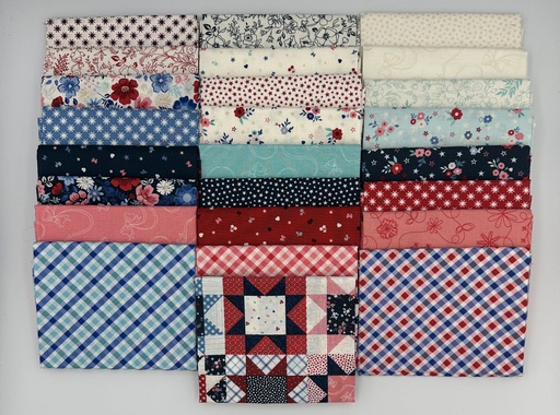 [PP-StarSpanFQB] Star Spangled Fat Quarter Bundle