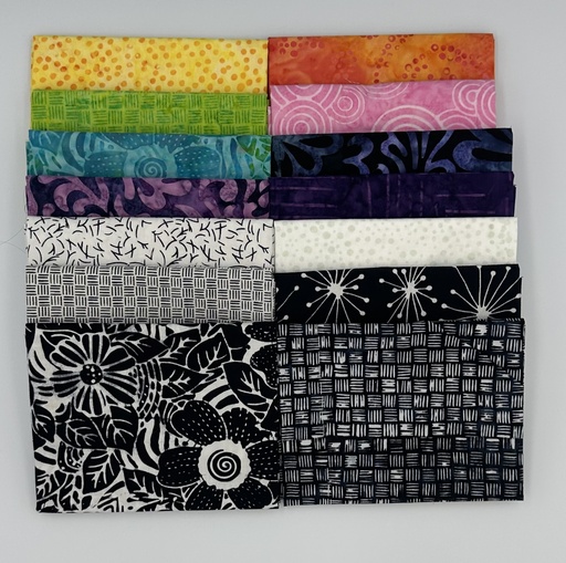 [PP-SeasideFQB] Seaside Batiks Fat Quarter Bundle