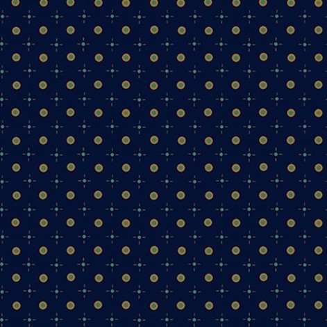 [HG-1503-77] Scrap Basket Favorites Twilight Sky Navy by Kim Diehl for Henry Glass Fabrics