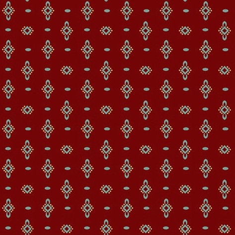 [HG-1505-88] Scrap Basket Favorites Dotted Shirting Cranberry by Kim Diehl for Henry Glass Fabrics