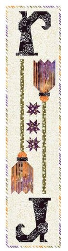 [PP-BootsBrooms] Boots & Brooms Table Runner Kit