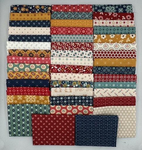 [PP-AmericLHFQB] Americana Fat Quarter Bundle by Lori Holt