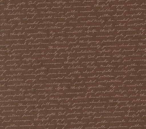 [MOD-30767-15] Acorn Hollow Campfire Text Nutmeg by BasicGrey for Moda Fabrics