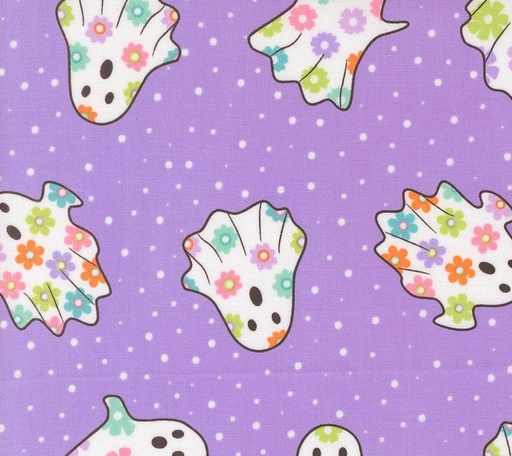 [MOD-22480-13] Fab Boo Lous Dancing Ghosts Grape Soda by Me and My Sister Designs for Moda Fabrics