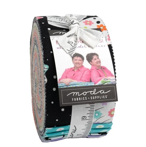[MOD-22480-JR] Fab Boo Lous Jelly Roll by Me and My Sister Designs for Moda Fabrics