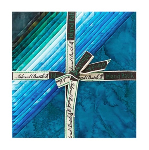[IB-TANTEAL-ST] Tantalizing Teal Batiks Stack from Island Batik
