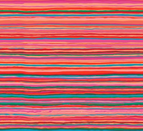 [FR-PWGP150-REDXX] Kaffe Fassett Collective Stash Strata Red by Kaffe Fassett