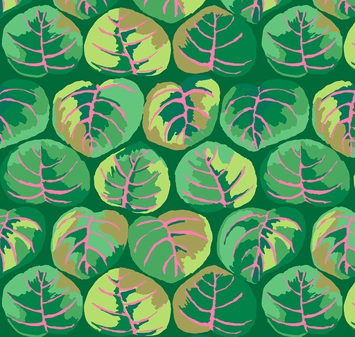 [FR-PWGP208-GRN] Kaffe Fassett Collective Palm Leaves Green by Kaffe Fassett