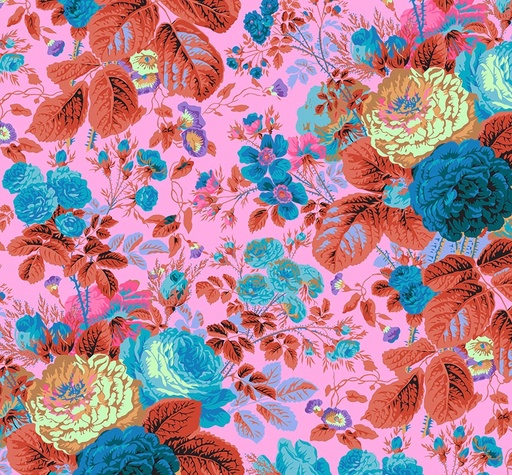 [FR-PWPJ053-LAVNDR] Kaffe Fassett Collective Gradi Floral Lavender by Philip Jacobs for Kaffe Fassett