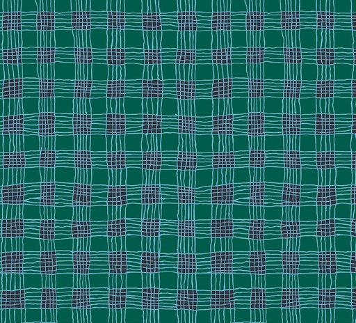 [FR-PWBM089-AQUA] Kaffe Fassett Collective Gingham Aqua by Brandon Mably for Kaffe Fassett