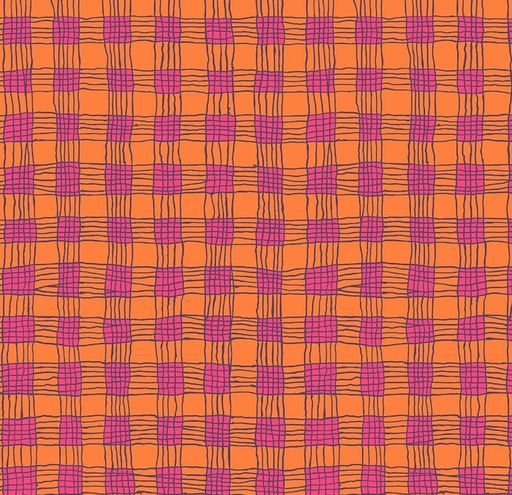 [FR-PWBM089-CRL] Kaffe Fassett Collective Gingham Coral by Brandon Mably for Kaffe Fassett