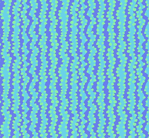 [FR-PWBM097-AQUA] Kaffe Fassett Collective SM Bubble Stripe Aqua by Brandon Mably for Kaffe Fassett