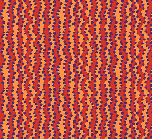 [FR-PWBM097-RED] Kaffe Fassett Collective SM Bubble Stripe Red by Brandon Mably for Kaffe Fassett