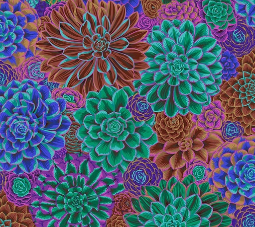 [FR-PWPJ113-DRMA] Kaffe Fassett Collective House Leeks Drama by Philip Jacobs for Kaffe Fassett