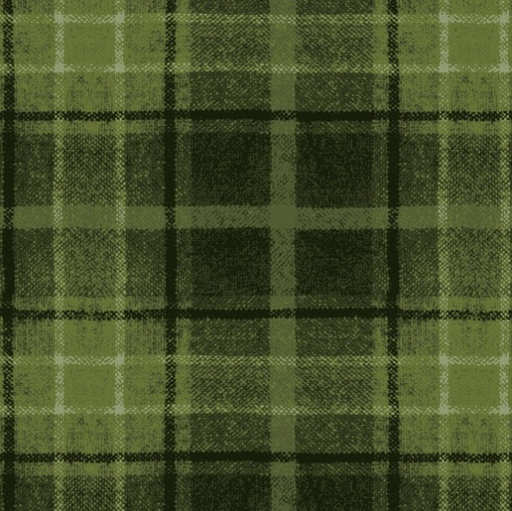 [MAY-10896-G] Holly Jolly Flannel Big Plaid Green by Bonnie Sullivan for Maywood Studio